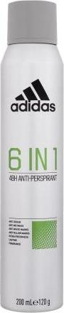 adidas 6 In 1 48H Anti-Perspirant - Antiperspirant for men - 200ml (Spray, 200 ml)