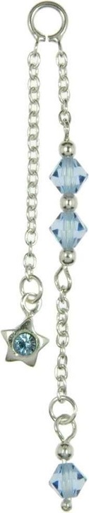 Produktbild Bijouteria Bauchpiercing-Anhänger (Kristall, Silber 925)