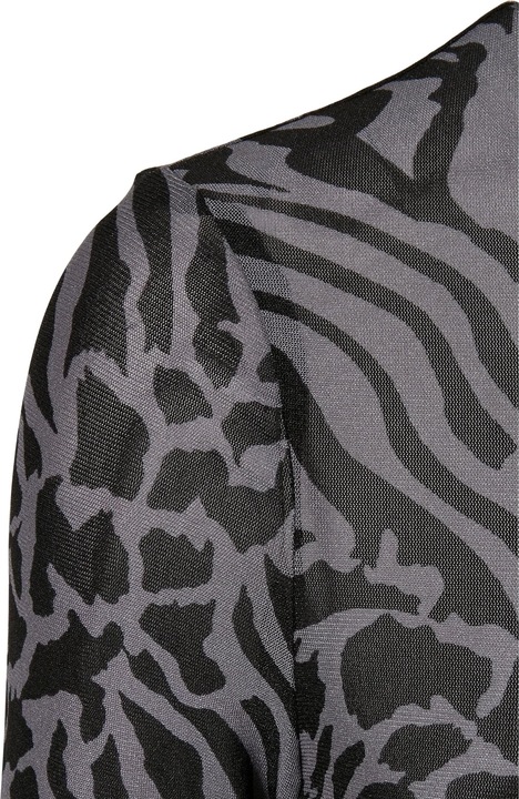Actual product image Urban Classics Ladies AOP Mesh Turtleneck Longsleeve (S)