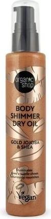 Produktbild Natura Siberica Body Shimmer Trockenöl Gold Jojoba & Shea 100ml (Körperöl, 100 ml)