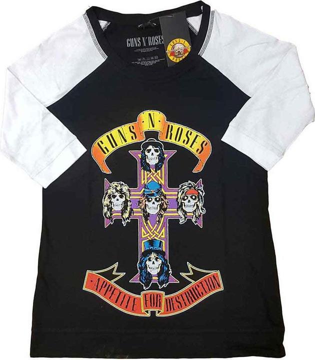Guns N Roses Appetite for Destruction Raglan (Girlie)