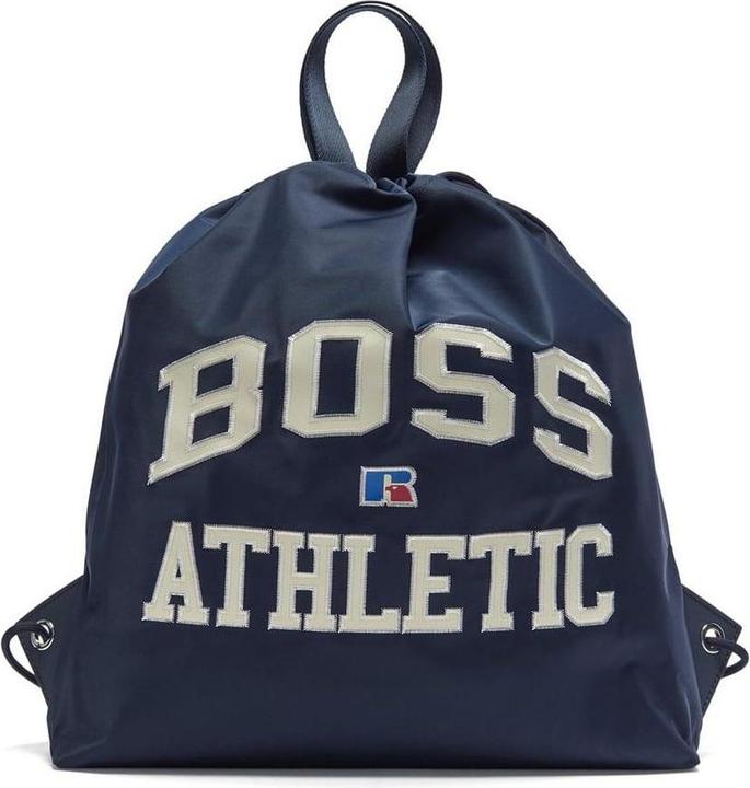 Actual product image Hugo Boss Leather Drawstring Bag