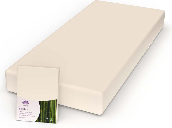 Actual product image Lotus Bettwaren Bamboo fitted sheet (180 x 200 cm)