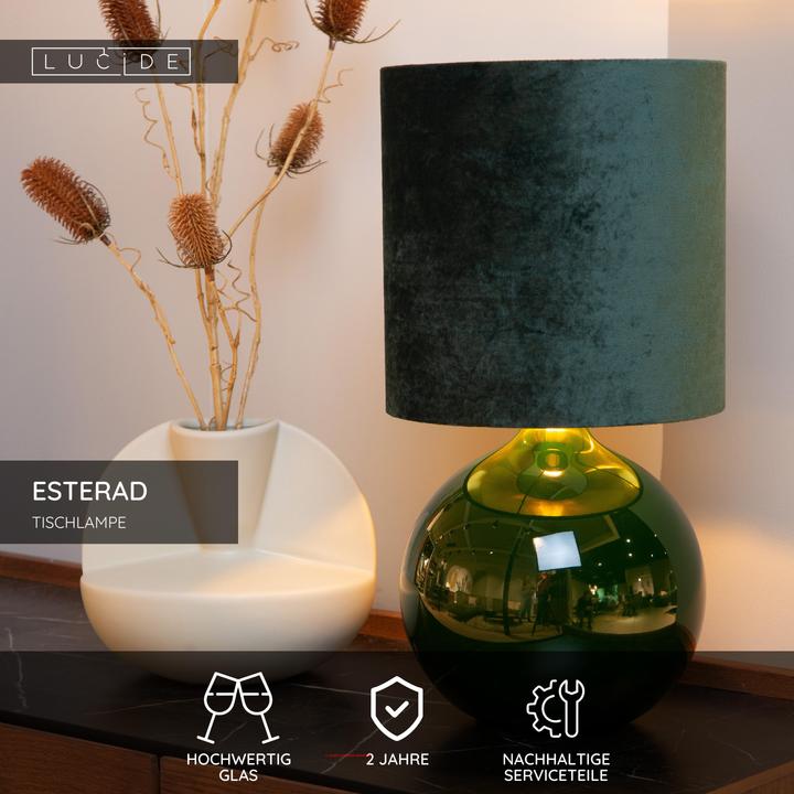 Immagine prodotto Lucide ESTERAD - Lampada da tavolo - 1xE14 - Verde 10519/81/33 (E14)