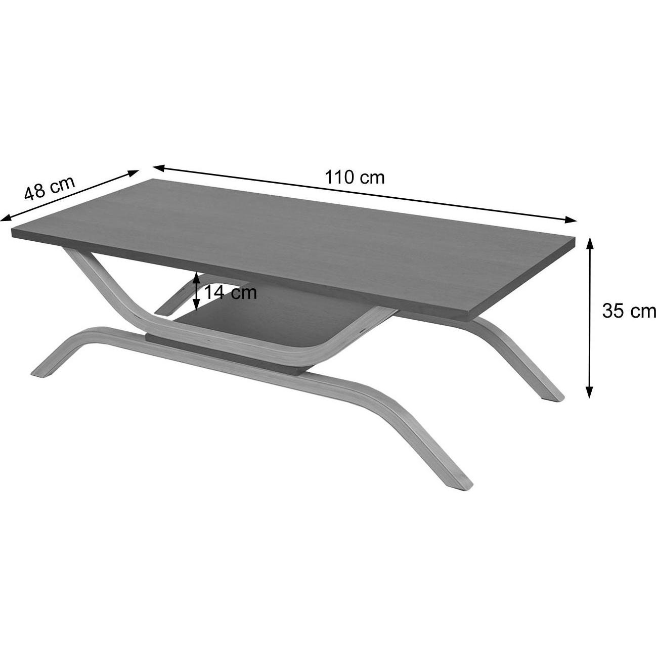 Thumbnail - MCW, Couchtisch + Beistelltisch, H38-C (35 x 110 x 48 cm)