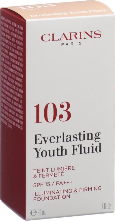 Image du produit Clarins Fluide jeunesse éternel n° 103 - Ivory (103 Ivoire)