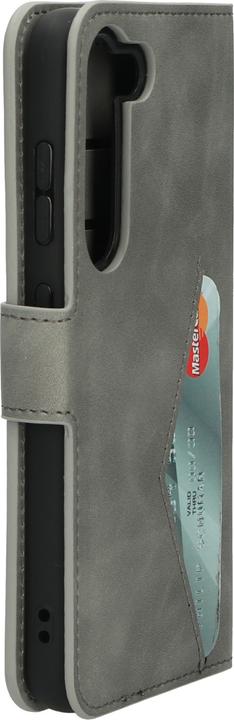 Actual product image Mobiparts Classic Wallet Case Samsung Galaxy S23 (2023) Granite Grey (Samsung Galaxy S23+)