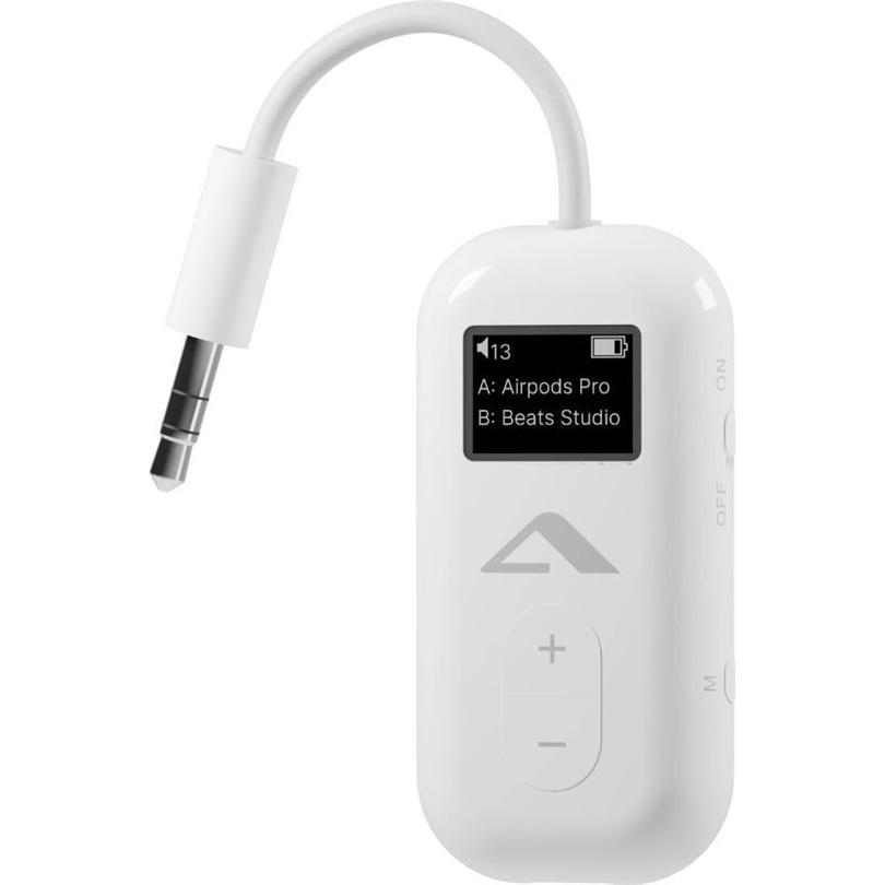 Alogic SkySound Bluetooth Audio-Transmitter (Emittenti), Adattatore audio Bluetooth, Bianco