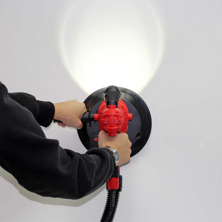 Produktbild Wiltec Trockenbauschleifer 900W 180mm Schleifteller Wand- und Deckenschleifer (900 W)