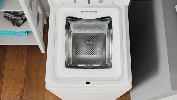 Produktbild Indesit Washing machine BTW S60400 EU/N, C, Top loading, Washing capacity 6 kg, 951 RPM, Depth 60 cm (6 kg, Oben)