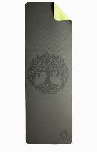 Image du produit Berk Esoterik Tapis de yoga TPE ecofriendly - vert foncé/ vert clair (6 mm)
