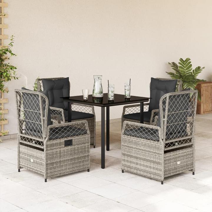 Produktbild vidaXL Garten Essgruppe (80 x 80 x 74 cm)