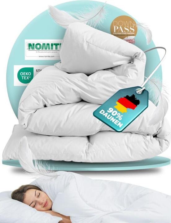 BEFA NATUR Piuino invernale, 200 x 220 c, 90% piuino e 10% piue, peso ibottitura