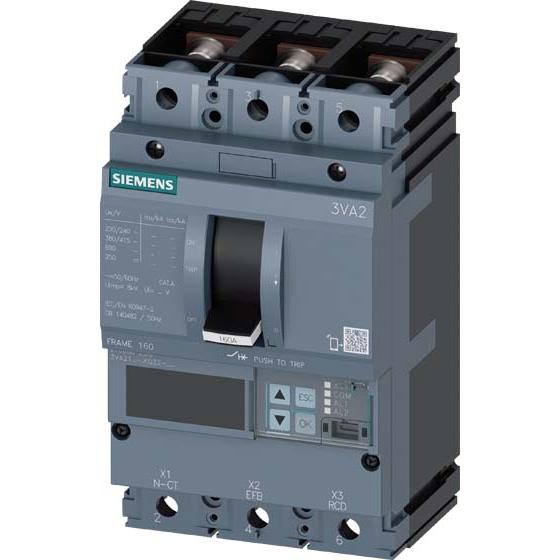 Siemens, Schutzschalter, Leistungsschalter 40A 3p 16-40A/In IP40 3VA2140-0KQ32-0AA0