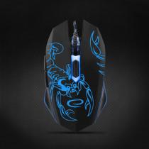 Actual product image Esperanza MX203 Scorpio Mouse right USB Type-A Optical 2400 DPI (Cable)