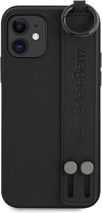 Image du produit Mercedes MEHCP12SLSSBK iPhone 12 Mini 5.4 "Noir / Black Hard Case Strap Line (Apple iPhone 12 mini)