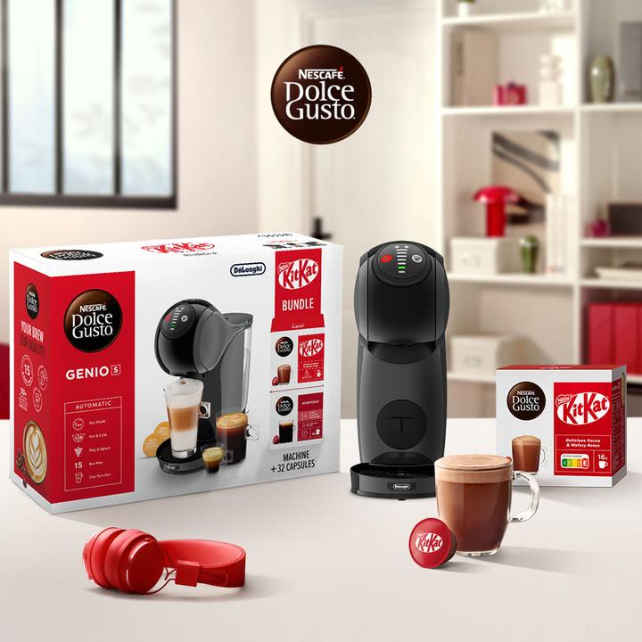 Actual product image Nescafé Dolce Gusto Genio S KitKat Capsule Coffee Maker Bundle Pack (NESCAFÉ Dolce Gusto)