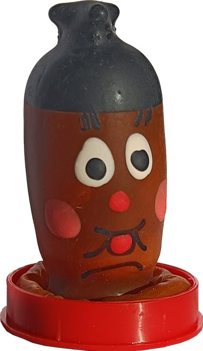 Produktbild Erco Scherzkondom „Sack“ – Handbemalt, Naturkautschuklatex, Fun-Geschenk für Männer mit Humor (1 Stk.)