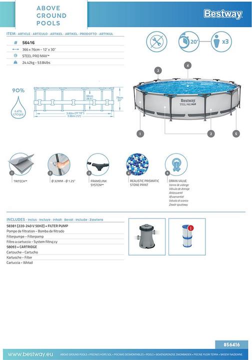 Produktbild Bestway Steel Pro Max