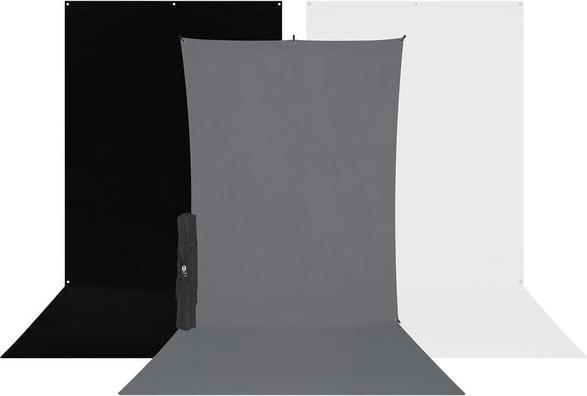 Image du produit Westcott X Drop 3 Pack Sweep Backdrop Kit (213.40 cm, 370 cm)