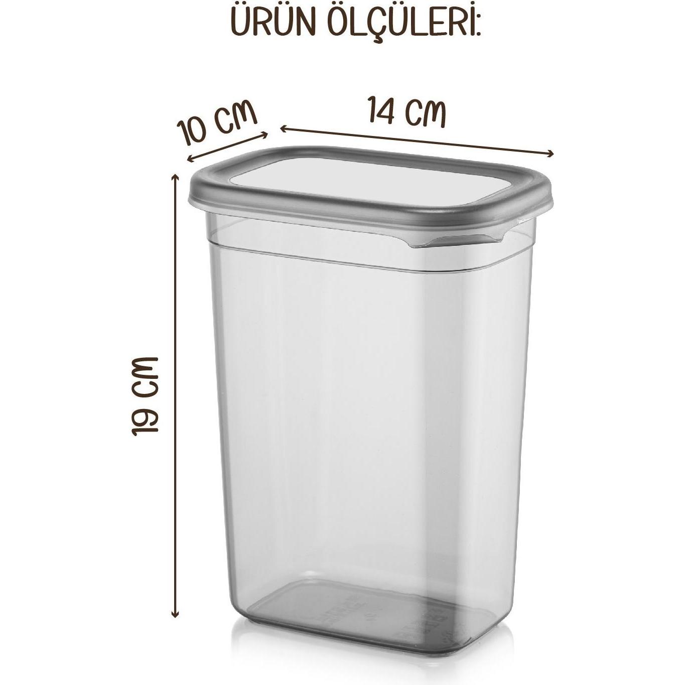Hermia Shelvix Storage-Box Set, Vorratsbehälter, Grau