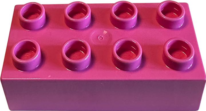 Produktbild LEGO Duplo 2x4 Steine Rosa - Bausteine Grundbausteine 3011 NEU! Menge 100x (3011)
