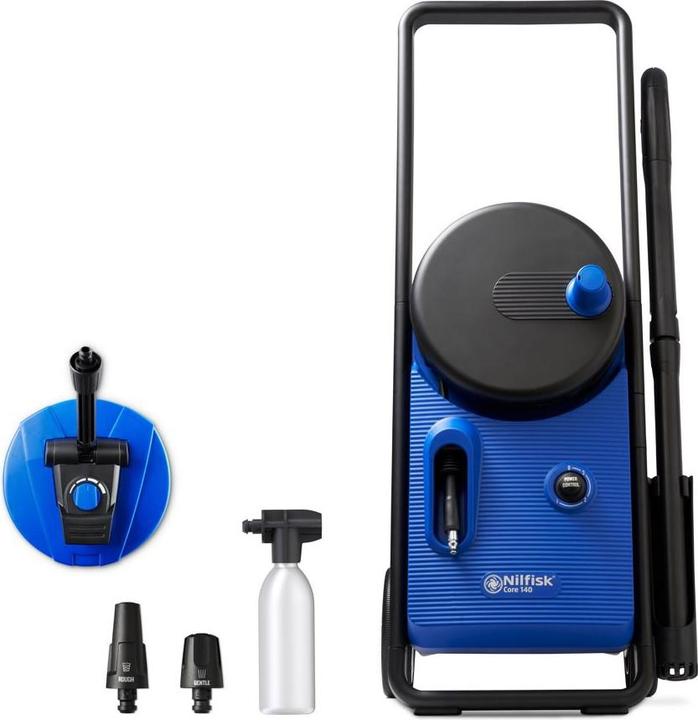 Produktbild Nilfisk Core 140-6 PowerControl - Patio Hochdruckreiniger Senkrecht Elektro 474 l/h 1800 W Blau (Netzbetrieb)
