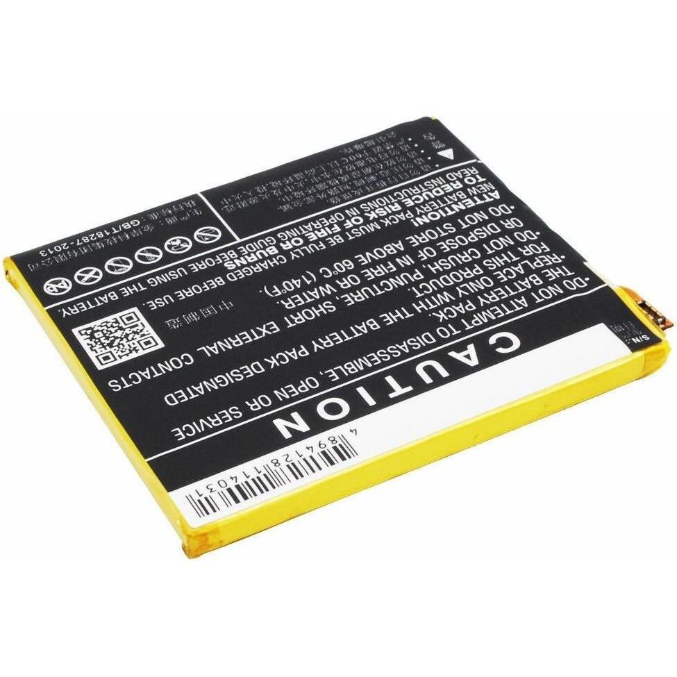 CoreParts Battery for ZTE Mobile (Akku), Mobilgerät Ersatzteile, Schwarz