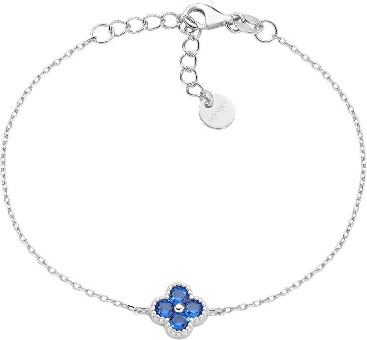 Argento placcato in rodio, Blu, Turchese