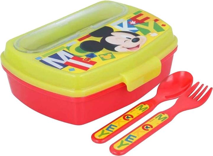 Produktbild Disney Mickey Mouse – Lunchbox mit Besteck