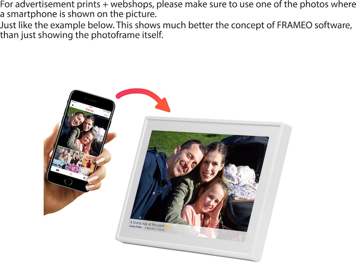 Actual product image Denver Frameo PFF-1010 (10.10", 1280 x 800 pixels)