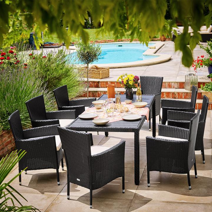 Produktbild Casaria Polyrattan Gartenstühle