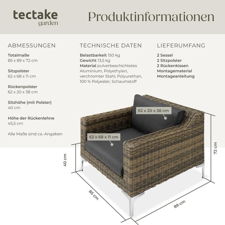 Produktbild tectake Villanova