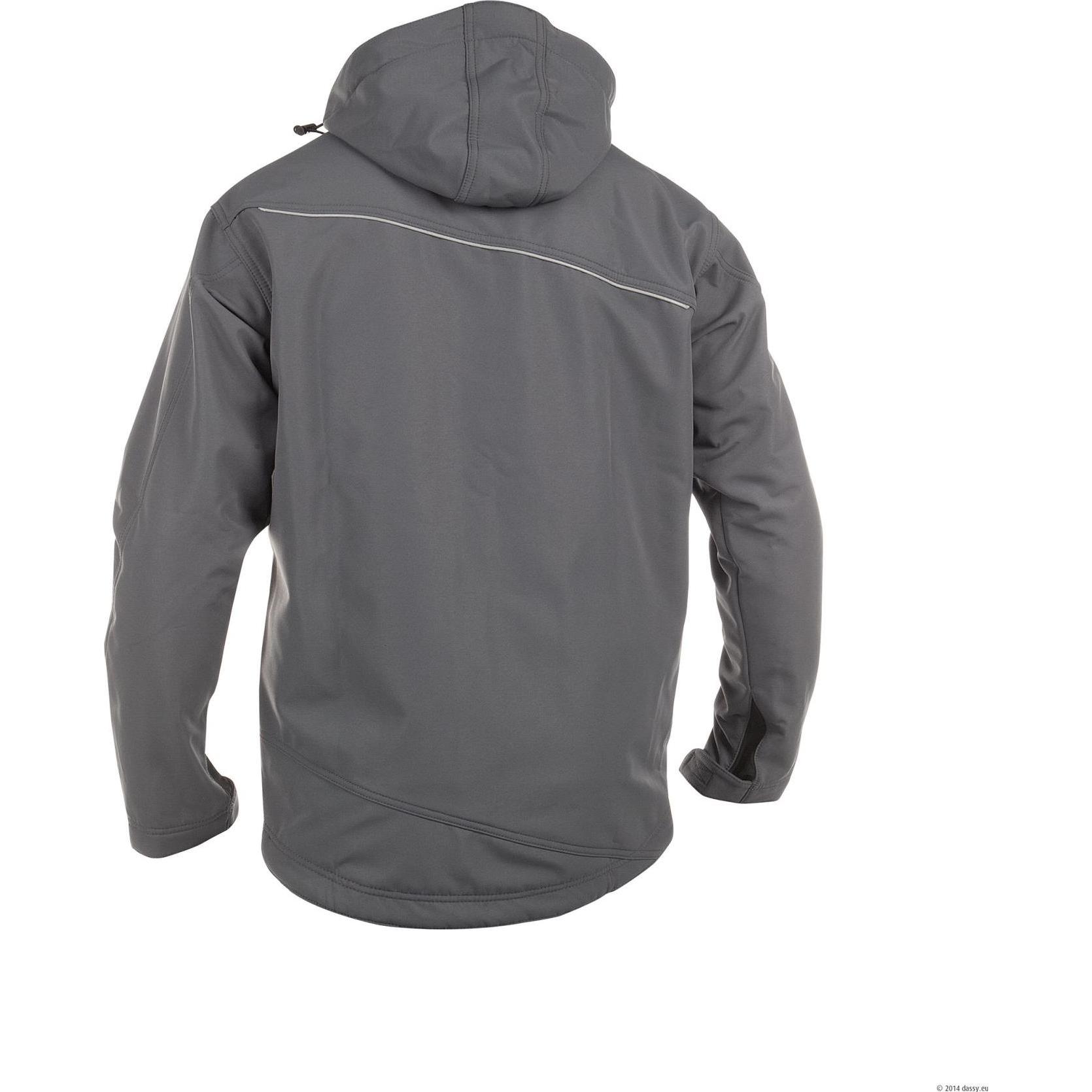 Thumbnail - Dassy, Arbeitsjacke, Softshell-Jacke Tavira zementgrau Gr. XS (XS)