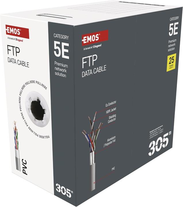 Emos Cavo dati FTP 5E, 305m (CAT5e, 305 m)