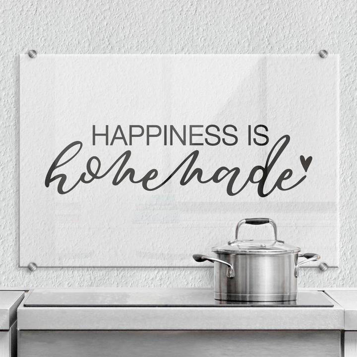 Produktbild Trenddeko Happiness is homemade (40 x 60 cm)
