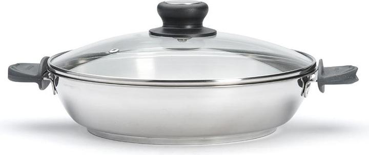 Produktbild de Buyer Twisty Bratpfanne ohne Stiel Induktion (24 cm, Bratpfanne, Edelstahl)