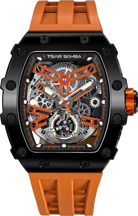 Tsar Bomba TB8208A-01 Herrenuhr Elementar Automatik 44mm 5ATM