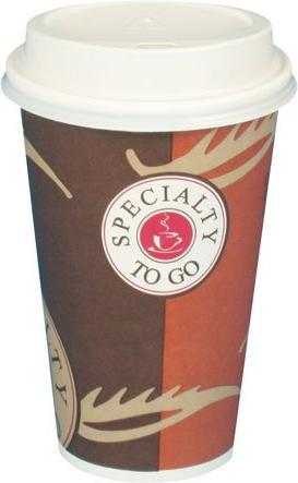 Produktbild Starpak Trinkbecher it Deckel PS "To Go" (10 x)