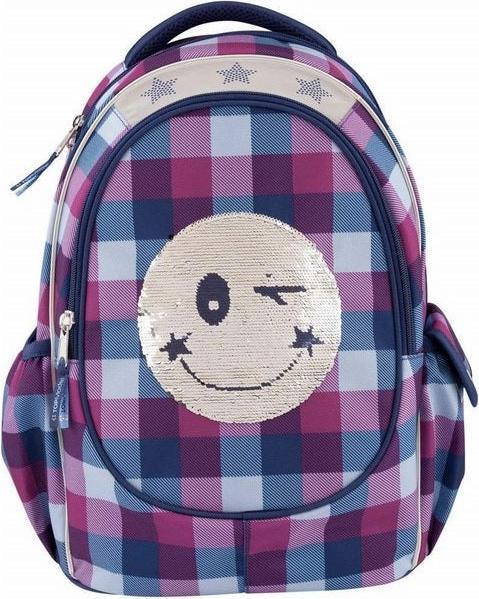 Actual product image Depesche TOPModel - School backpack sequin smiley blue