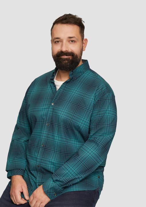 Immagine prodotto s.Oliver Hemd Hemd mit Button-Down-Kragen aus Baumwollstretch (3XL)