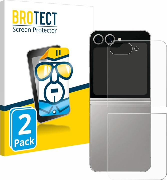 Actual product image BROTECT Screen Protector Clear (2 pcs., Samsung Galaxy Z Flip6)