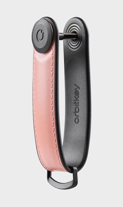 Actual product image Orbitkey Hybrid Leather Key Organiser - Pastel Pink