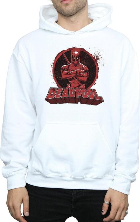 Produktbild Deadpool Crossed Arms Logo Kapuzenpullover (S)