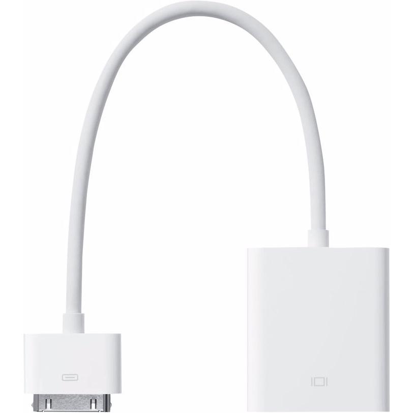 Thumbnail - Apple Dock Connector to VGA Adapter (D-Sub 15 Pol, VGA), Mobilgerät Adapter, Weiss