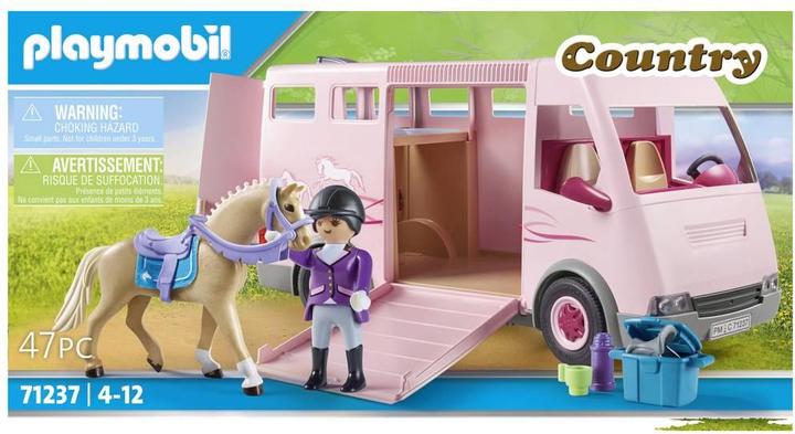 Image du produit Playmobil Véhicules de transport de chevaux (71237, Playmobil Country)