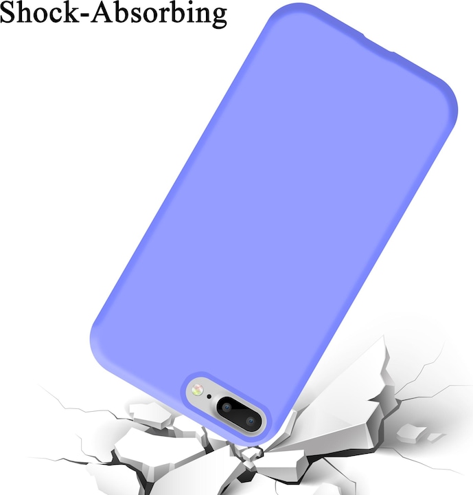 Produktbild Cadorabo TPU Liquid Silicone Case Cover (Apple iPhone 7s Plus, Apple iPhone 7 Plus, Apple iPhone 8 Plus)
