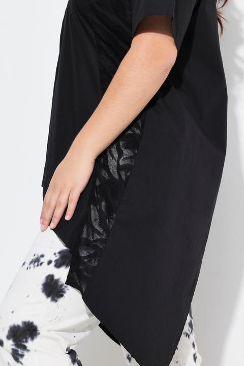 Immagine prodotto Angel of Style Bluse, A-Linie, Spitzeneinsätze, asymmetrischer Sau (52)