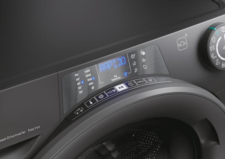 Image du produit Candy RP4 476BWMRR/1-S Lave-linge, A, chargement frontal, profondeur 45 cm, 7 kg, Anthracite (7 kg, Gauche)