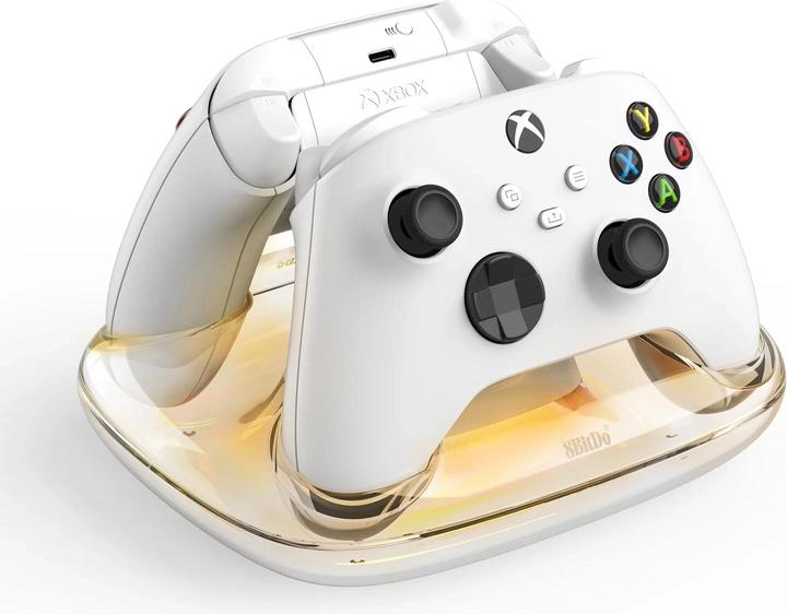 Actual product image 8bitdo dual charging station for Xbox controllers - WHITE (Xbox Series X)